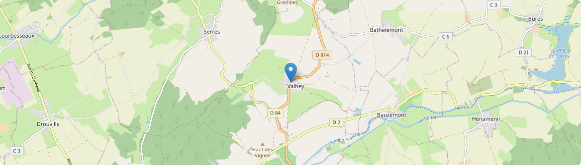 Valhey - Carte