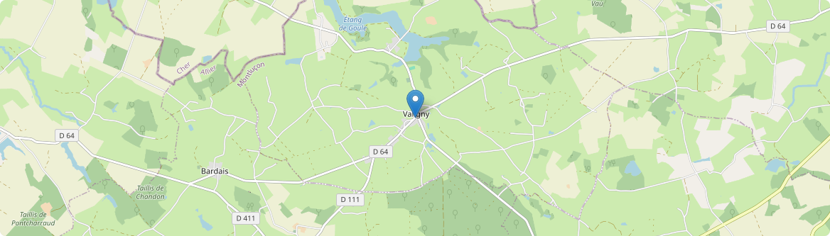 Valigny - Carte