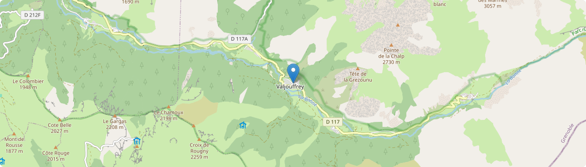 Valjouffrey - Carte