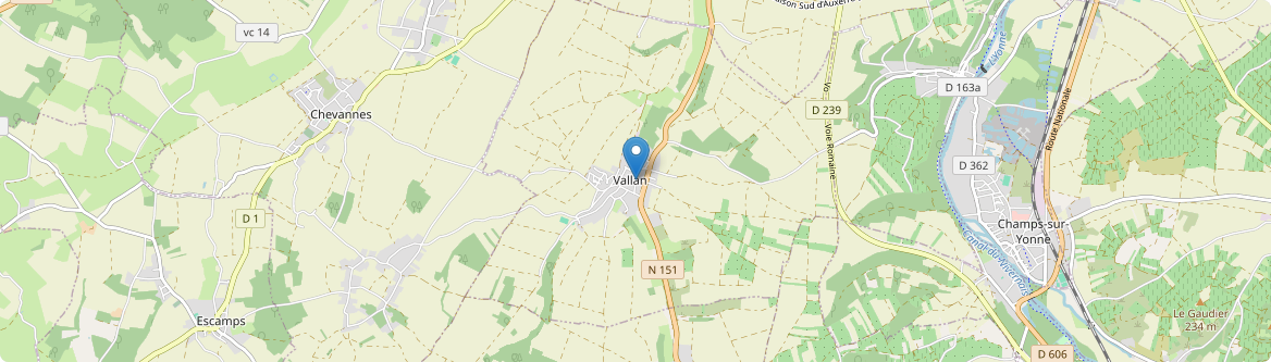 Vallan - Carte