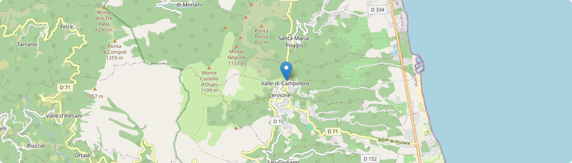 Valle-di-Campoloro - Carte