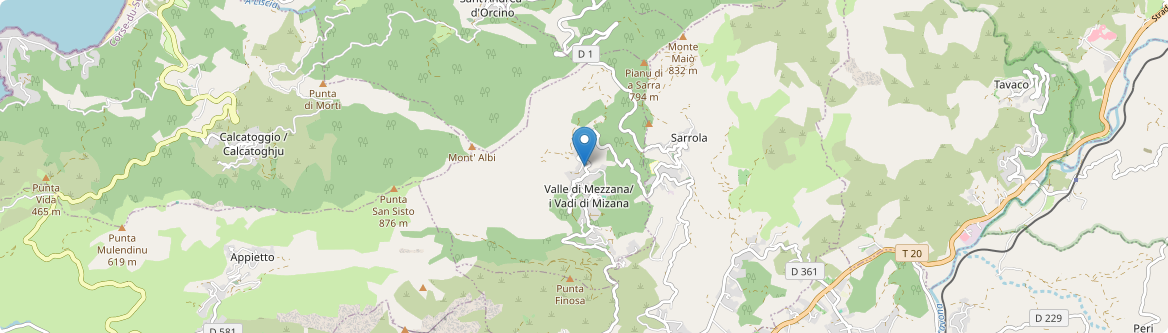 Valle-di-Mezzana - Carte