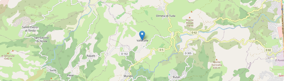 Vallecalle - Carte