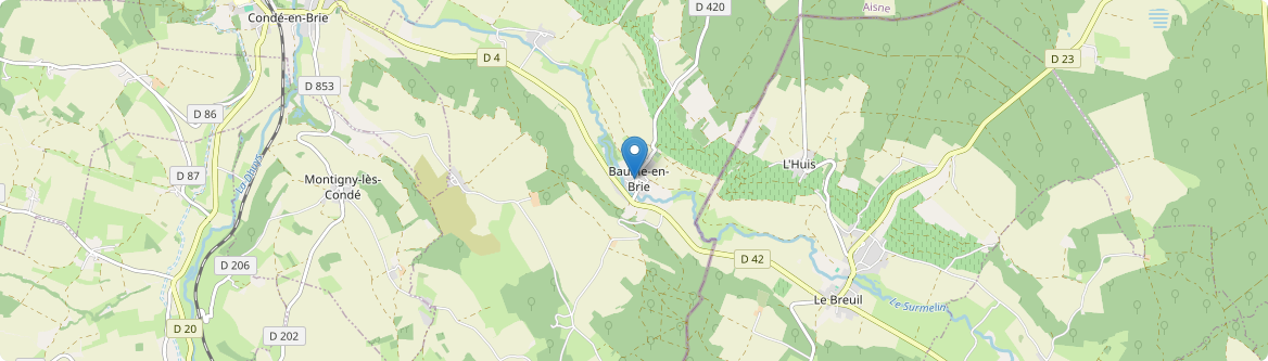 Vallées en Champagne - Carte
