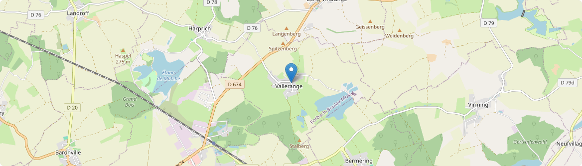 Vallerange - Carte