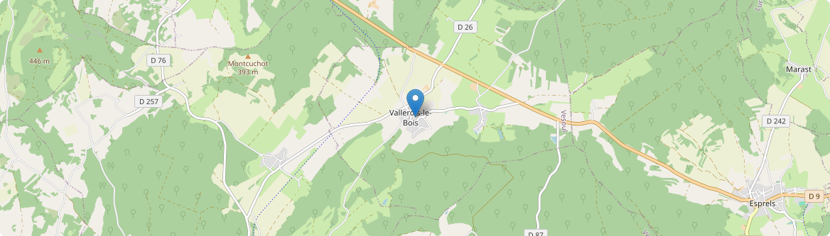 Vallerois-le-Bois - Carte