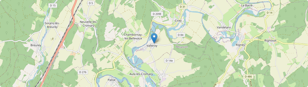 Valleroy - Carte