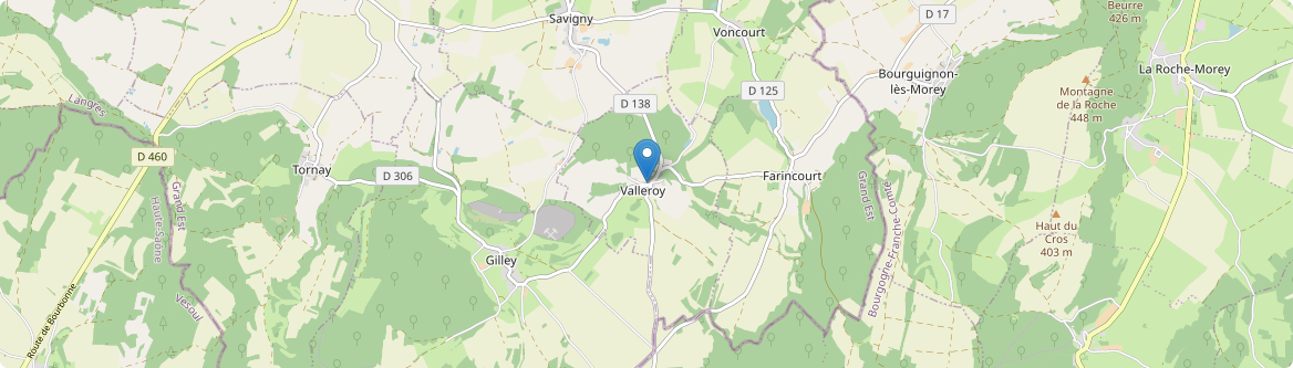 Valleroy - Carte