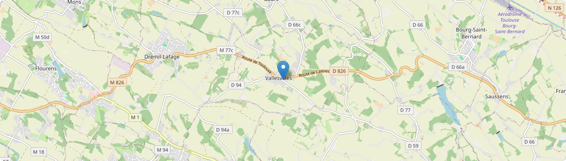 Vallesvilles - Carte