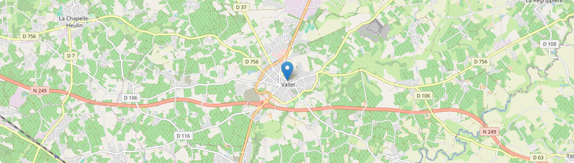 Vallet - Carte