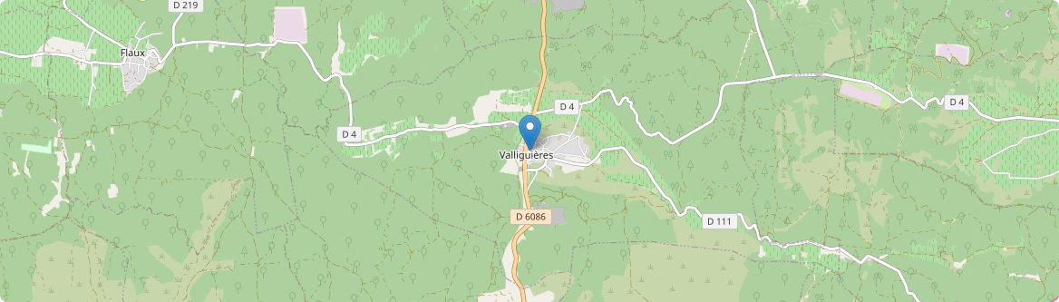 Valliguières - Carte
