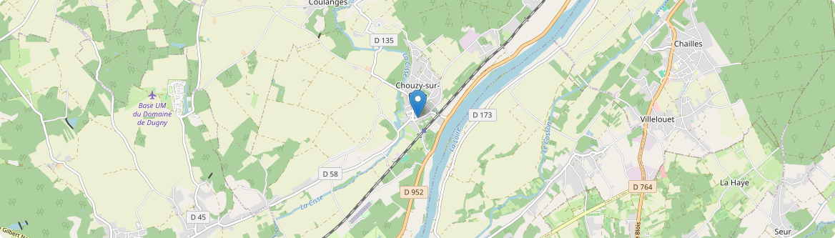 Valloire-sur-Cisse - Carte