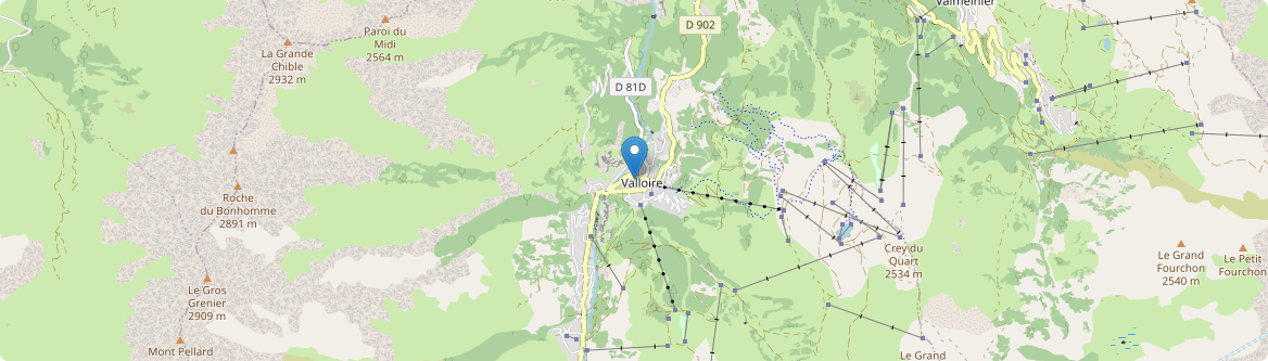 Valloire - Carte