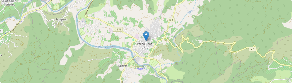 Vallon-Pont-d'Arc - Carte