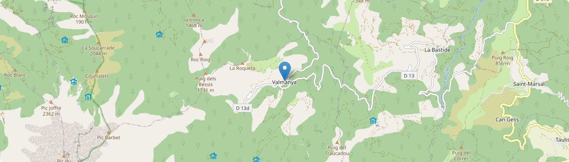 Valmanya - Carte