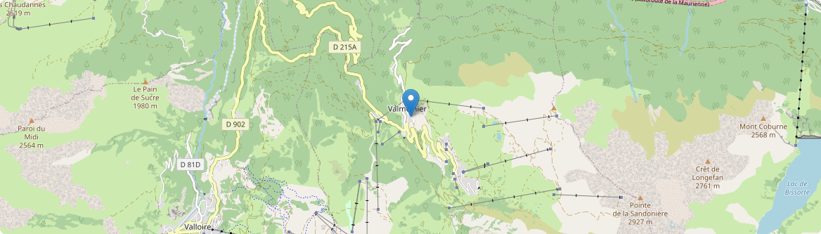 Valmeinier - Carte