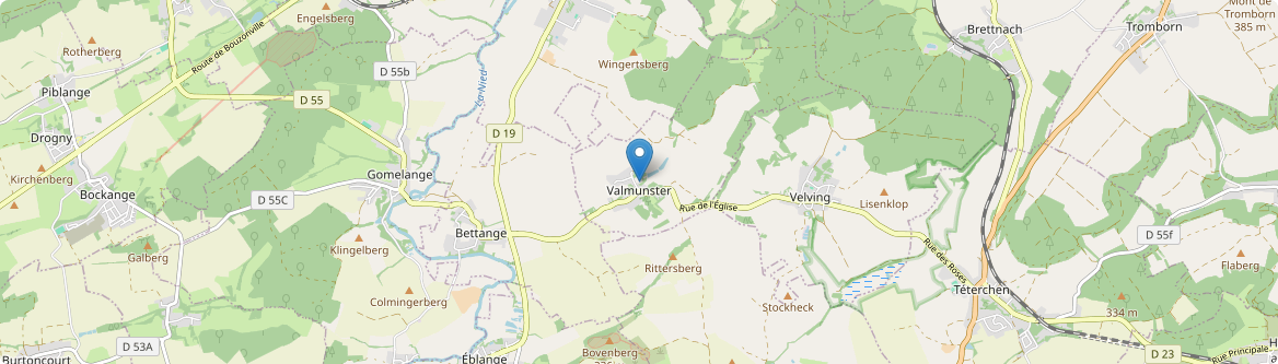 Valmunster - Carte
