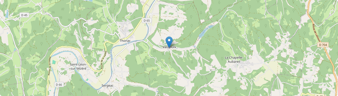 Valojoulx - Carte