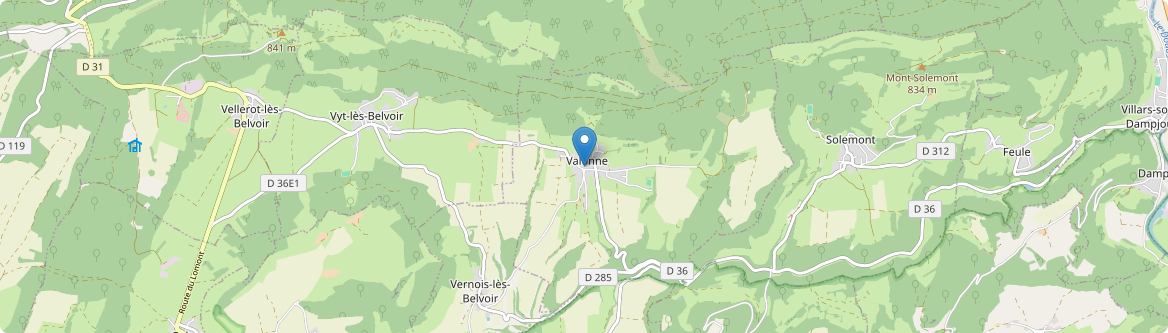 Valonne - Carte