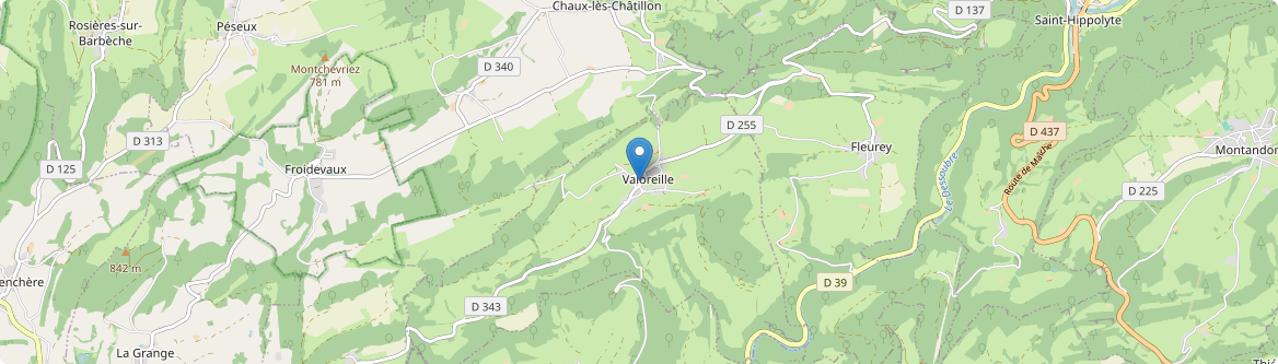 Valoreille - Carte