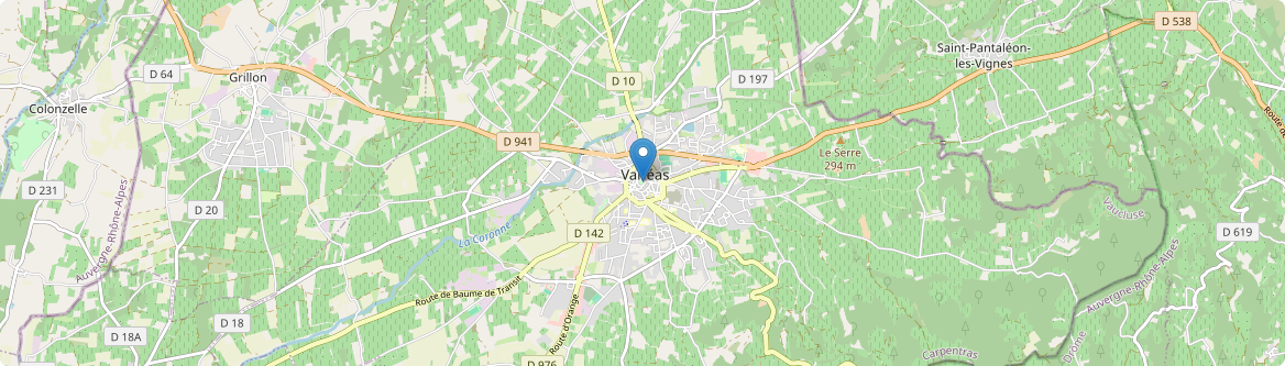 Valréas - Carte