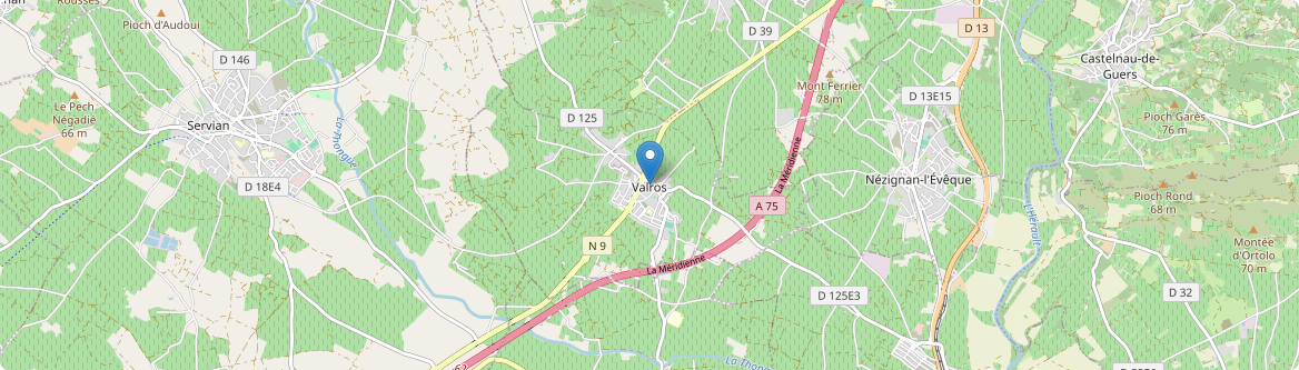 Valros - Carte