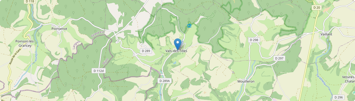Vals-des-Tilles - Carte