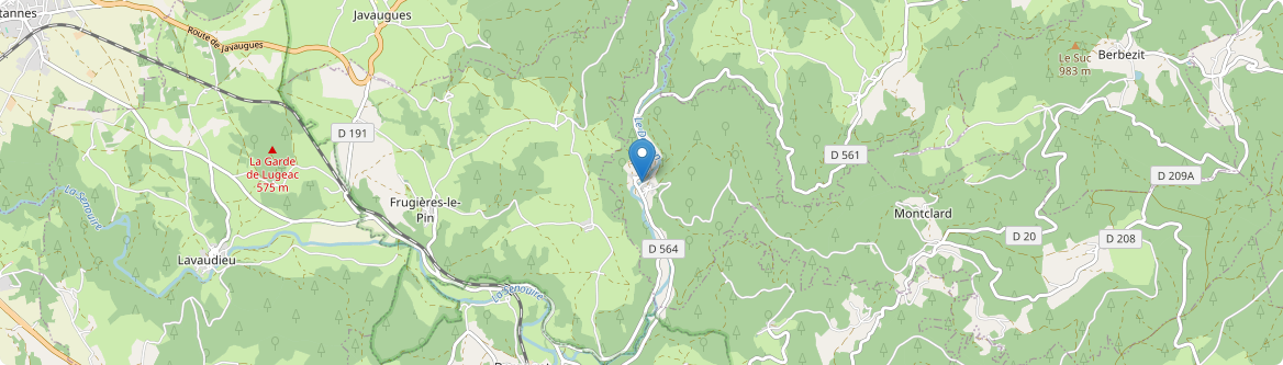 Vals-le-Chastel - Carte