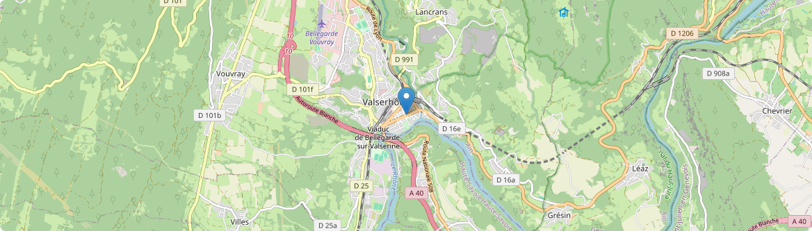 Valserhône - Carte