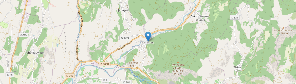 Valserres - Carte