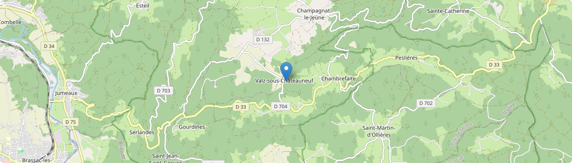 Valz-sous-Châteauneuf - Carte