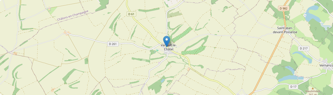 Vanault-le-Châtel - Carte