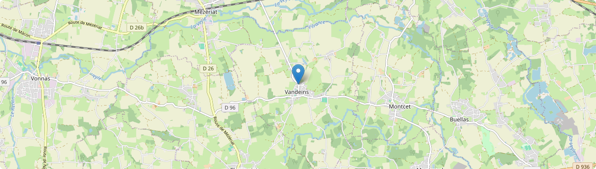 Vandeins - Carte