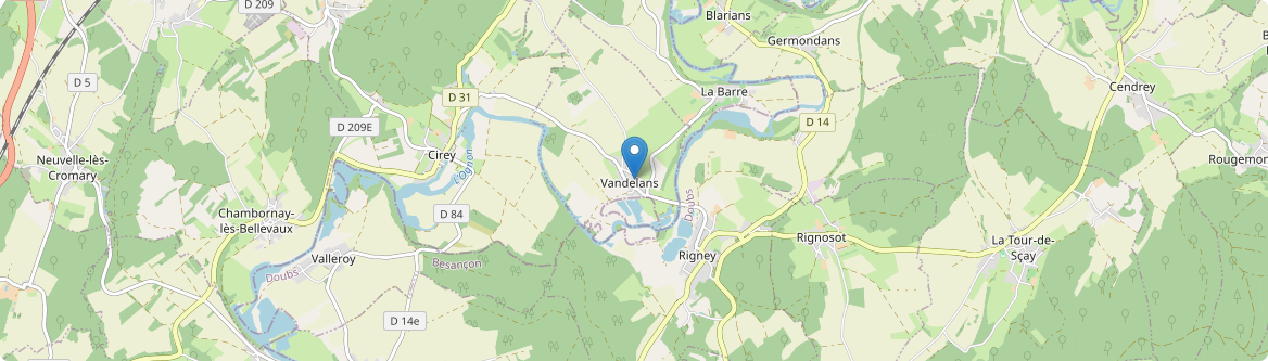 Vandelans - Carte