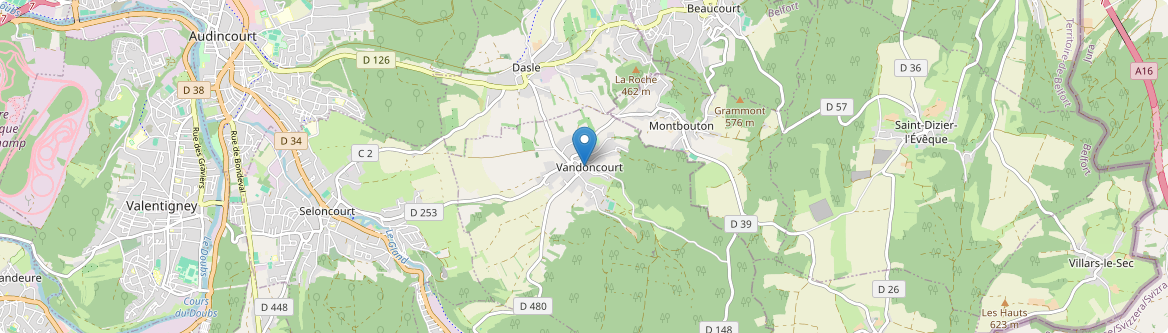 Vandoncourt - Carte