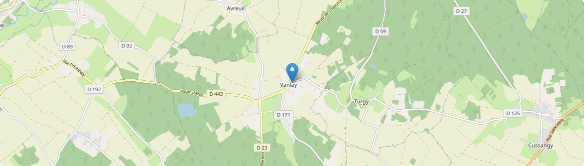 Vanlay - Carte