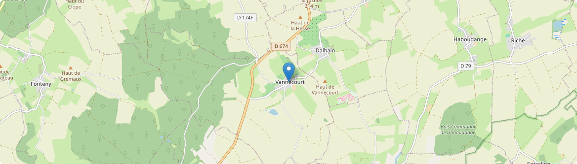 Vannecourt - Carte