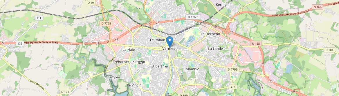 Vannes - Carte