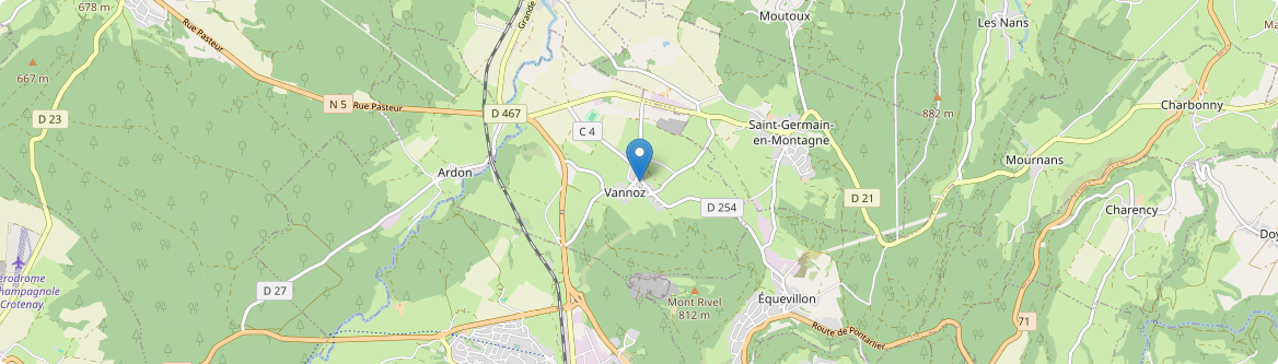 Vannoz - Carte