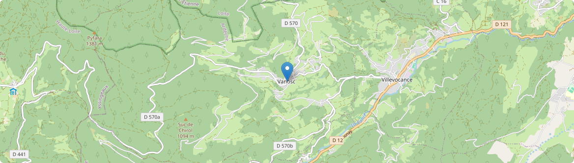 Vanosc - Carte