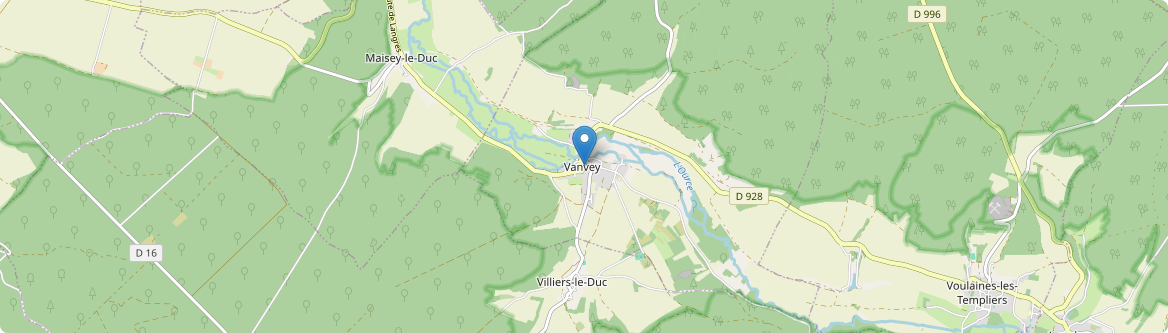 Vanvey - Carte