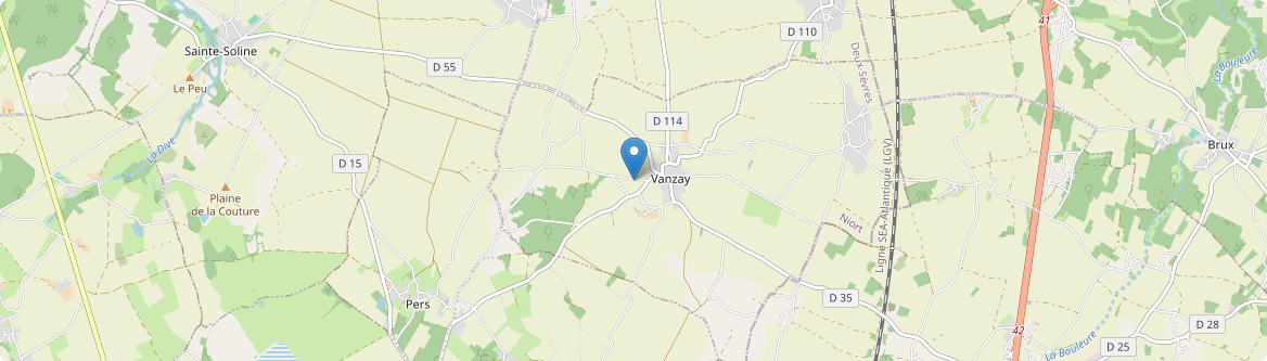 Vanzay - Carte