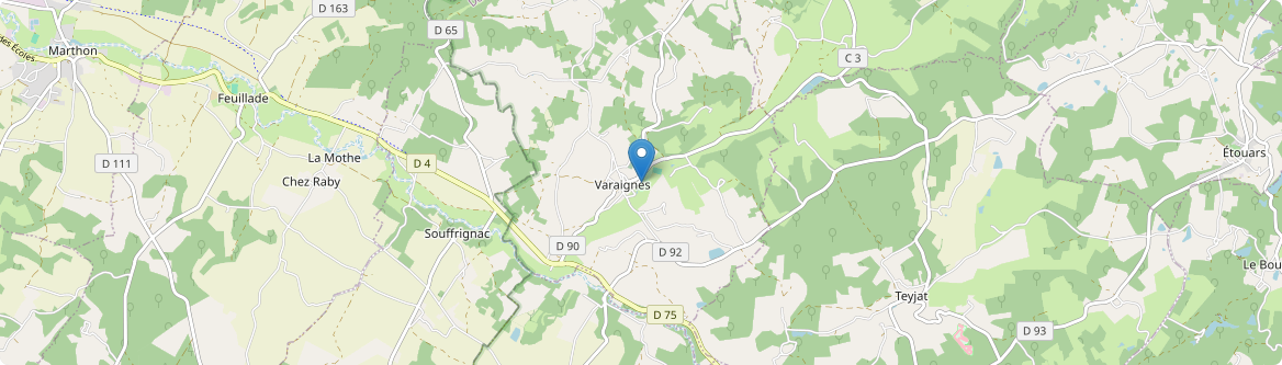 Varaignes - Carte