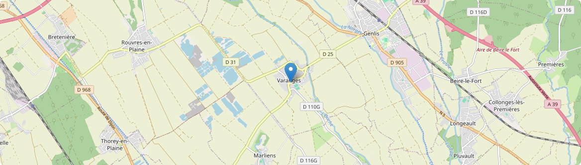 Varanges - Carte