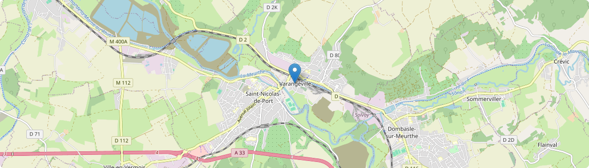Varangéville - Carte
