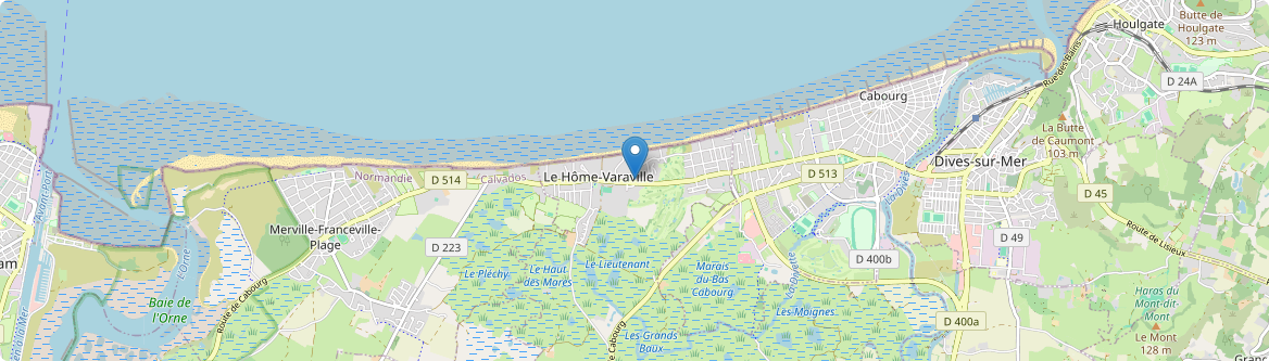 Varaville - Carte