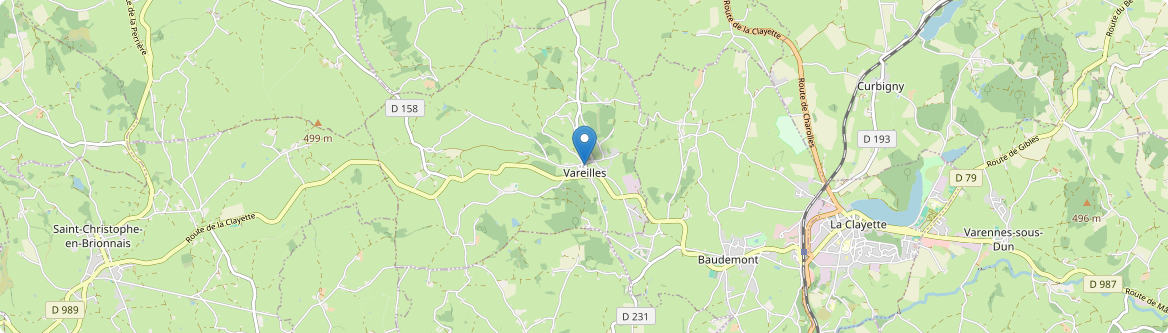 Vareilles - Carte