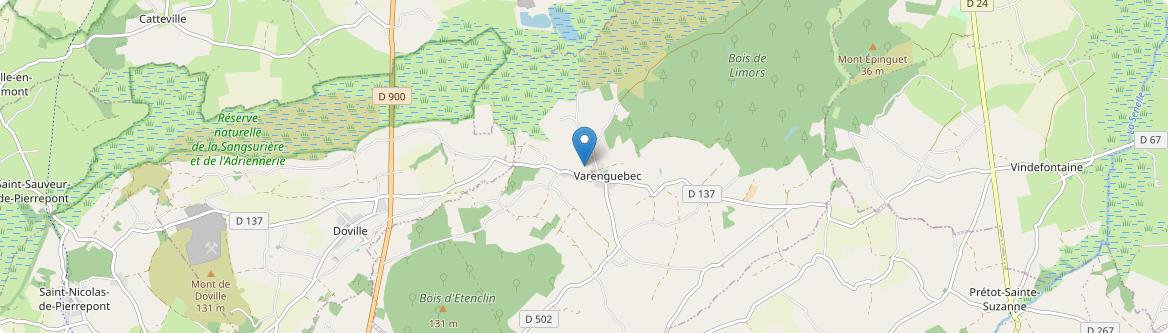 Varenguebec - Carte