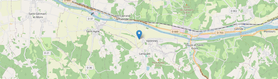Varennes - Carte