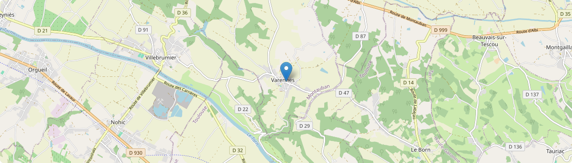 Varennes - Carte